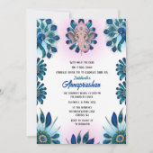 Einladung des Indischen Pfauenführers "Annaprashan (Vorderseite)