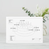 Einladung des Ingenieurs zum Geburtstag (Stehend Vorderseite)