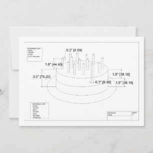 Einladung des Ingenieurs zum Geburtstag