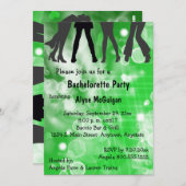 Einladung des Inspirierten grünen Junggeselinnen-A (Vorne/Hinten)