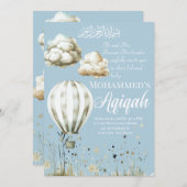 Einladung des Islamischen Babyjungen Aqiqah (Vorne/Hinten)