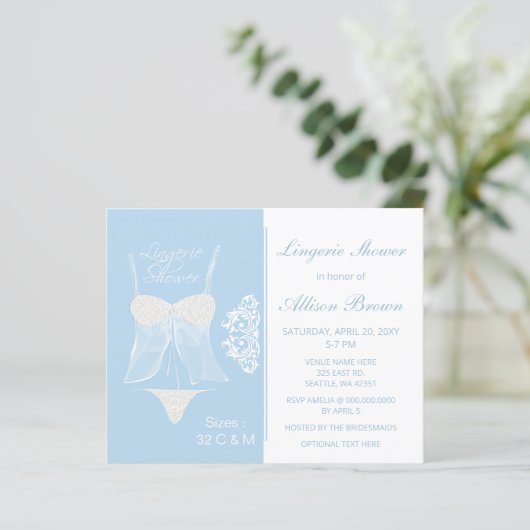 Einladung des Junggeselinnen-Abschieds "Budget Lin (Stehend Vorderseite)