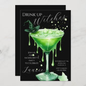 Einladung des Junggeselinnen-Abschieds "Drink up H (Vorne/Hinten)