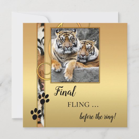 Einladung des Junggeselinnen-Abschieds für künstle (Vorderseite)