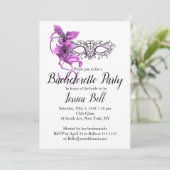 Einladung des Junggeselinnen-Abschieds "venezianis (Stehend Vorderseite)