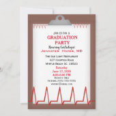 Einladung des Kardiologen Doktoranden (Vorderseite)