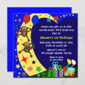 Einladung des Kindergeburtstags: 011 Affen (Vorne/Hinten)