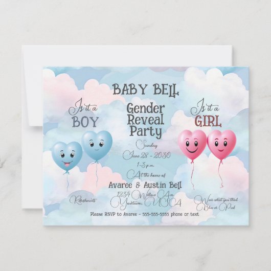 Einladung des Kindes (Vorderseite)