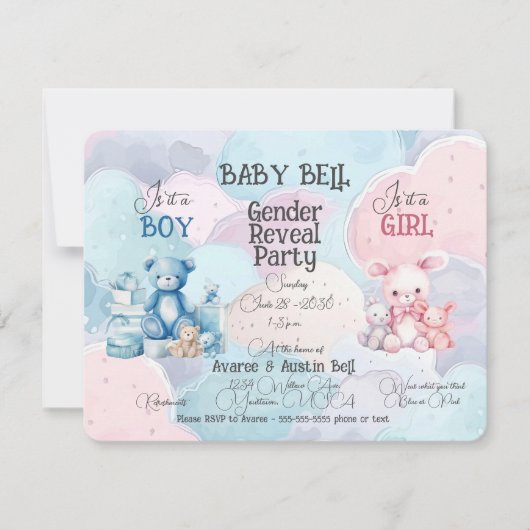 Einladung des Kindes (Vorderseite)