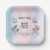 Einladung des Kindes Pappteller (Vorderseite)