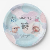 Einladung des Kindes Pappteller (Vorderseite)