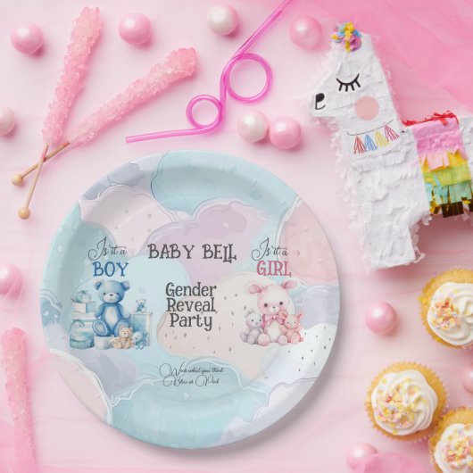 Einladung des Kindes Pappteller (Party)