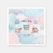 Einladung des Kindes Serviette (Vorderseite)