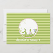 Einladung des Kindes zum Geburtstag (Rückseite)