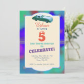 Einladung des Kindes zum Geburtstag (Stehend Vorderseite)