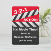 Einladung des Kindes zur Filmvorführung (Stehend Vorderseite)