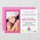 Einladung des kleinen Koch zum Backen von Party Fo (Vorne/Hinten)