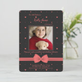 Einladung des Kleinen Valentinischen Fotos (Stehend Vorderseite)