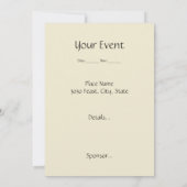 Einladung des Koch (Rückseite)