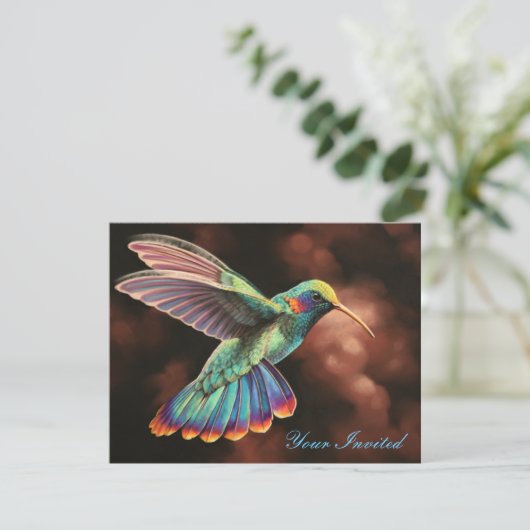 Einladung des Kolibri-2 (Stehend Vorderseite)