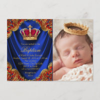Einladung des Königlichen Prinzen zur Taufe