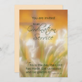 Einladung des Koordinierungsdienstes mit Lilies un (Vorne/Hinten)