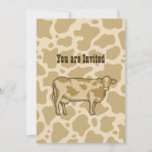 Einladung des Kuhprofils (Rückseite)