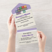 Einladung des Künftigen Physikers blockiert All-in (Abreißen)