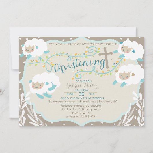 Einladung des Lammes (Vorderseite)