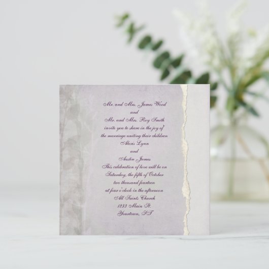 Einladung des Lavendels (Stehend Vorderseite)