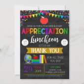 Einladung des Lehreranerkennungspersonals (Vorderseite)