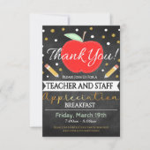 Einladung des Lehreranerkennungspersonals (Vorderseite)