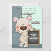 Einladung des Lehrers zum Ruhestand (Vorderseite)