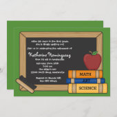 Einladung des Lehrers zur Altersvorsorge 2 (Vorne/Hinten)