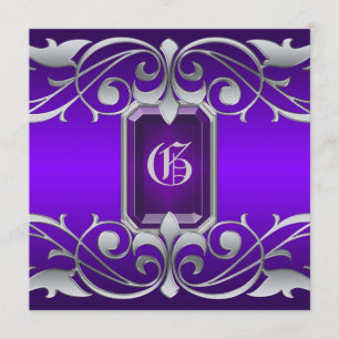 Einladung des Lila Jewel Scroll in Großherzogin