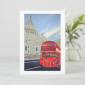 Einladung des Londoner Busses (Stehend Vorderseite)