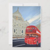 Einladung des Londoner Busses (Vorderseite)