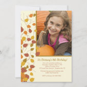 Einladung des Magnificent Fall Foto (Vorderseite)