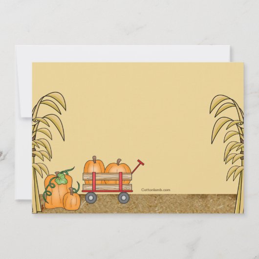 Einladung des Mais-Labyrinth-Party-(Junge) (Rückseite)