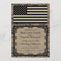 Einladung des Marine Corps zur Hochzeit