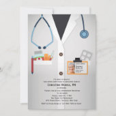 Einladung des medizinischen Fotos zur Ruhestandsre (Vorderseite)