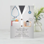 Einladung des medizinischen Fotos zur Ruhestandsre (Stehend Vorderseite)