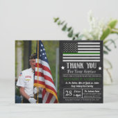 Einladung des Militärpersonals zum Ruhestand (Stehend Vorderseite)