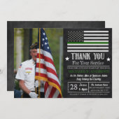 Einladung des Militärpersonals zum Ruhestand (Vorne/Hinten)