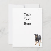 Einladung des Miniatur Piners (Rückseite)