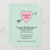 Einladung des Mint Green Couple zum Polterabend (Vorne/Hinten)