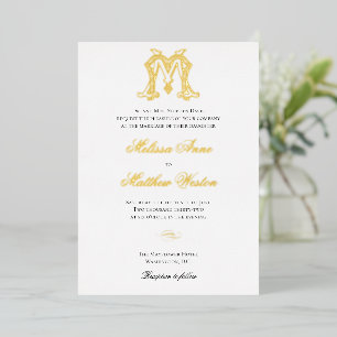 Einladung des MM-Logos für Monogramme oder MM-Logo