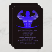 Einladung des Muskelmanns (Vorne/Hinten)