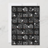 Einladung des Nachbarschafts-Halloween-Party (Rückseite)