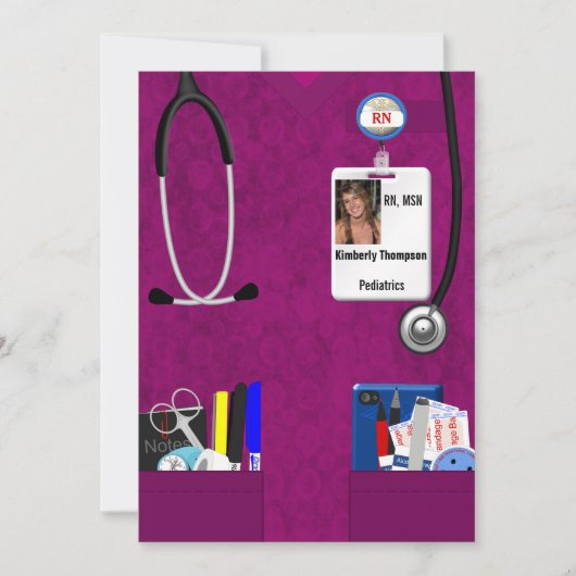 Einladung des nährenden Abschlusses (Vorderseite)